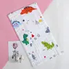 Toalla infantil de gasa de seis capas 25*50 algodón estampado caricatura toalla facial para niños toalla de mano para recién nacido toalla para saliva