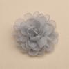 Estilo Coreano Chiffon Borda Queimada Fio Flor Flor de Organza Rosa Camélia Acessórios de Roupa Acessórios de Broche Joias DIY Flor de Sapato