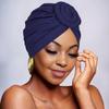 Tampa de turbante espiral mais vendida transfronteiriça Amazon moda multicolorida flor baotou tampa base uma geração de cabelo