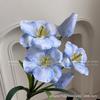 Floração Total Flor Grande Tulipa Giratória Decoração Suave para Casa Projeto Flor Artificial Nórdica Conjunto de Casamento Flor Falsa