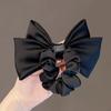 Internet Celebrity Escape Princesa Bowknot Intestino Grosso Cabelo Loop Cabelo Corda Elegante de Alto Nível Rabo de Cavalo Borracha Tendão Corda Acessórios para o Cabelo