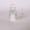 Lujo Ligero Sencillo Color Spray Portavelas de Vidrio de Doble Uso Varilla Cera Rayas Verticales Nuevas Cristales Adornos para Velas de Té Venta al por Mayor
