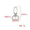 Hebilla de Gancho de Aleación de Zinc en Stock del Fabricante, Conector de Correa de Hombro, Gancho Grande para Cable, Hebilla de Cable, Gancho para Perro de Bolso, Accesorios para Bolsos