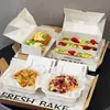 Bolsa de Embalaje para Postre Horneado, Caja para Pastel, Bolsa de Embalaje Aislante, Bolsa para Pan Tostado, Bolsa de Papel Kraft, Bolsa Tote para Llevar