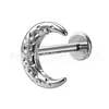 Joias de Liga de Titânio Jiangtai F136 Piercing Labial Prensado a Óleo Titânio G23 Joias para Piercing Corporal Piercing na Orelha