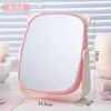 Espejo de Maquillaje de Escritorio Grande Portátil para Dormitorio para Mujeres, Espejo de Princesa, Espejo de Tocador, Espejo Plegable con Caja de Almacenamiento