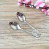 Cuchara pequeña mini al por mayor, cuchara de café, cuchara para condimentos, cuchara de acero inoxidable, cuchara para polvo de sanqi, cuchara pequeña engrosada 9.3CM
