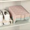 Amazon Criativo Suporte de Sapatos Casa Dormitório Economiza Espaço Duplo Sapateira Dupla Plástico Rack de Armazenamento de Sapatos Duplo Fábrica