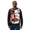 Moda Urbana Americana Casual de Punto Personalizada con Gancho para la Cara Suéteres de Otoño e Invierno Transfronterizos Europeos y Americanos para Hombres y Mujeres