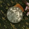 Suministro 8.8cm Dólar de Plata dólar de plata grande Dragón Doble cabeza grande Guangxu Tongbao antiguo hacer viejo cobre blanco dólar de plata al por mayor