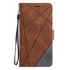 Adequado para Samsung S26Ultra Capa de Couro para Celular Costurada com Sensação de Pele S24Fe Capa Flip com Porta-Cartões Capa Protetora Magnética Anti-Queda