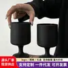 Copo de vidro de alta qualidade estilo europeu antigo de alto valor para café com leite, copo de água, copo para suco de frutas e bebidas