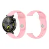 Adequado para Relógio Huawei Gt4/5 Pulseira de Silicone Monocromática Fivela Invertida Pulseira de Pulso de Silicone Fivela de 18mm Pulseira de Relógio de Silicone