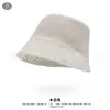 Outono e Inverno Exportação Novo Estilo Chapéu de Pescador de Lã de Cordeiro Dupla Face Quente para Exterior Moda Retrô Chapéu de Balde Plano para Mulheres