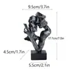 Accesorios para Parejas de Envío Gratuito Cuidadosamente Seleccionados Escultura Transfronteriza Artesanía de Resina Ecológica Abrazo Permanente de Pareja Adorno Decorativo de Alta Gama