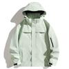 Chaqueta Azul Pájaro Carpintero para Hombres y Mujeres, Nueva Chaqueta Pequeña Tres en Uno Resistente al Viento e Impermeable para Primavera y Otoño