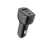 Nueva carcasa de cargador de coche doble/triple interfaz USB Tipo C carcasa de plástico para cargador de coche carga rápida