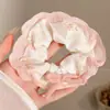 Goma para el pelo con estampado de leopardo marrón para otoño e invierno para mujer, scrunchie elegante y sofisticado para peinados de moño