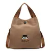 Bolsa de Lona de Moda Nueva Verano 2026 Estilo Coreano Ins Bolso Tote Casual Bolso Tote de Hombro de Gran Capacidad