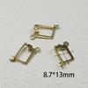 Fábrica en stock al por mayor Gancho francés diy accesorios de joyería gancho para la oreja clip para la oreja aretes aretes aretes hebilla D