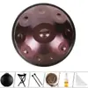 Tambor Handpan de Grado Profesional Tambor Etéreo 440/432 Hz 18 pulgadas 9 Notas Instrumento Musical Transfronterizo Venta al por Mayor