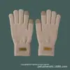 Guantes con Pantalla Táctil Color Maillard Moda Coreana Guantes de Invierno Cálidos Unisex Guantes de Ciclismo de Cinco Dedos