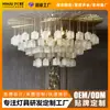 Luz de ingeniería de nuevo diseño, candelabro de escalera, luz para sala de estar de apartamento dúplex loft nórdico, luz creativa y única para comedor de villa
