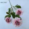 3 dalias artificiales para bodas, guía de flores, hileras de flores, decoración floral, espléndidas flores, decoración de interiores para el hogar, flores falsas.