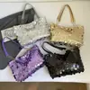 Bolso de Hombro Único de Nuevo Diseño de Nicho Transfronterizo 2026 para Mujer, Bolso de Moda para Mujer con Lentejuelas Personalizadas de Tendencia, Bolso Cruzado