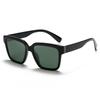 Gafas de moda europeas y americanas de montura grande, estilo de celebridad de Internet, gafas de sol de calle de estilo similar, para hombre, de borde ancho, cuadradas, de personalidad, polarizadas, moda para mujer