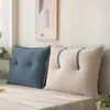 Almofada de Cabeceira de Alta Qualidade Encosto de Cama Tatame Quarto Sala de Estar Almofada de Sofá Encosto Saco Grande Macio Almofada Dupla