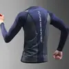 Camiseta Esportiva para Corrida Masculina Meias de Secagem Rápida Maratona Roupa de Banho Profissional Roupas de Fitness Treinamento de Outono Manga Longa