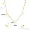 Pendientes de Estrella de Diamante Flash Calados de Diseño Europeo y Americano Cadena para Clavícula Colgante Conjunto de Collar y Pendientes de Estilo Frío Simple para Mujeres