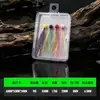 Anzol Jig Head com Pena de Galinha Feito à Mão pelo Fabricante 0,9g 1,7g 3,5g Micro Isca Anzol para Pesca com Mosca Anzol Jig Head com Pena Colorida Atacado