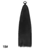 Elástico de Cabelo para Rabo de Cavalo, Rabo de Cavalo Longo Fofo, Elástico Colorido para Rabo de Cavalo, Extensões de Cabelo para Rabo de Cavalo Longo Yk