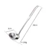 Cuchara Separadora de Aceite de Acero Inoxidable 304, Cuchara Separadora de Aceite y Sopa para el Hogar, Cuchara para Filtrar Aceite, Cuchara para Fideos
