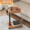 Mesa Auxiliar para Balcón al por Mayor con Ruedas, Mesa Auxiliar de Altura Ajustable para Uso Doméstico, Mesa de Café Pequeña para Sala de Estar y Dormitorio, Mesa de Noche Móvil