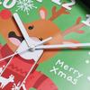 Venta Directa de Fábrica Reloj de Pared Simple Reloj de Pared de Navidad Dibujo Animado Habitación Infantil Sala de Estar Redondo Reloj de 25 cm