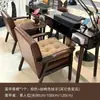 Gabinete de almacenamiento para arte de uñas vitrina juego de mesa y silla para arte de uñas silla para arte de uñas estilo vintage gabinete de almacenamiento de madera maciza gel para uñas