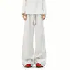 Pantalones Casuales Rectos de Color Puro Estilo Perezoso Coreano para Hombres y Mujeres Otoño e Invierno 2025 Nuevos Pantalones de Pierna Ancha con Efecto Adelgazante de Cintura Alta