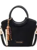 Bolsas Nuevas Transfronterizas, Bolsos de Mujer, Para el Trabajo, Versátiles de Hombro Cruzados de Moda, Estilo Coreano Simples y Súper Populares Bolsos Cubo Portátiles