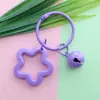 Novo Estilo Chaveiro de Acrílico com Estrela de Cinco Pontas, Pingente Colorido Doce, Acessório Fresco para Primavera e Verão para Bolsas