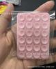 Fábrica em estoque 24 ventosas quadradas de dupla face laváveis 24 ventosas de dupla face para celular ventosas antiderrapantes de dupla face