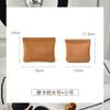 Estilhaços Cosméticos Portáteis Bolsa Bolsa Impermeável Couro PU Simples Mini Digital Bolsa Armazenamento de Escova Cosmética Bolsa Fone de Ouvido Bolsa