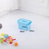 Caja de Almacenamiento de Plástico Caja de Almacenamiento Organizadora Maleta de Almacenamiento Artículos para el Hogar Caja Creativa para Almacenar Edredones Ropa
