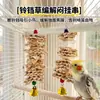 Juguete para colgar de hilo de mazorca de maíz para loros, accesorio para jaula de pájaros para aliviar el aburrimiento, suministros de juguetes para periquitos, agapornis y cacatúas