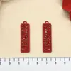 Surtido de 30 suministros de boda de bendición de fortuna roja estilo chino, colgante DIY, caja de dulces, llavero, accesorios de joyería