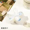 Nuevo Clip de Huevo con Flores Qiyue Moda Impresión UV Pasador de Orquídea Florale Clip de Tiburón Creativo Europeo y Americano