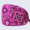Gorro de enfermera para quirófano transfronterizo, gorro quirúrgico absorbente de sudor, gorro de cúpula para odontología y belleza con cola, turbante para la cabeza de hospital
