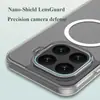 Adecuado para la funda del teléfono Xiaomi 15T Pro con atracción magnética, transparencia, delgadez y amigabilidad con la piel LeReach